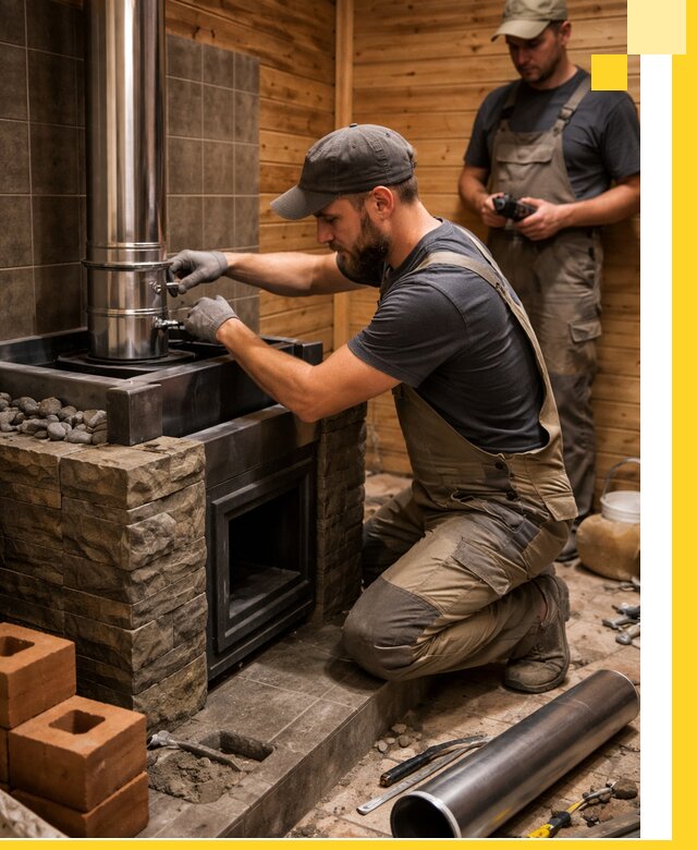 Изготовление и установка банных печей под ключ в Бирске