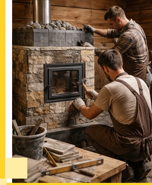 Облицовка банной печи в Бирске от 15591 р. | ЭриданБрк