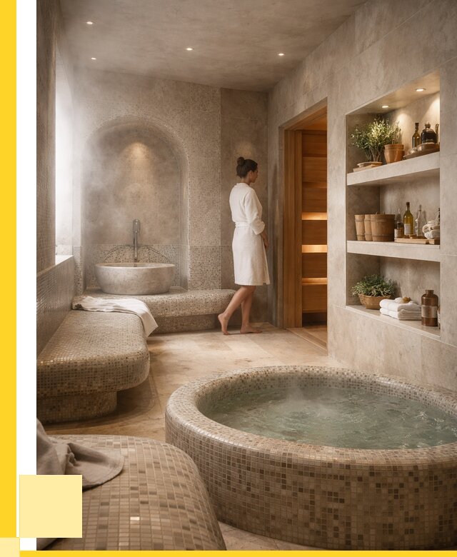 Строительство бани с хамамом в Бирске от 779550 р. | ЭриданБрк