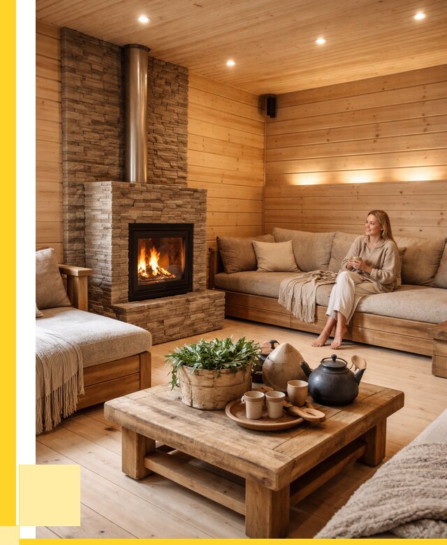 Проект бани с комнатой отдыха в Бирске от 36379 р. | ЭриданБрк