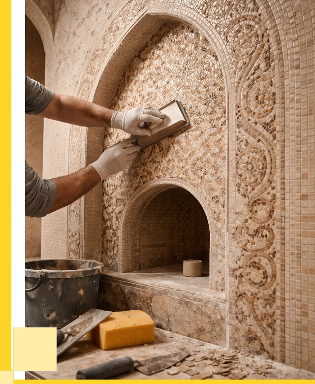 Мозаика для хамама в Бирске под ключ от 5197 р. | ЭриданБрк