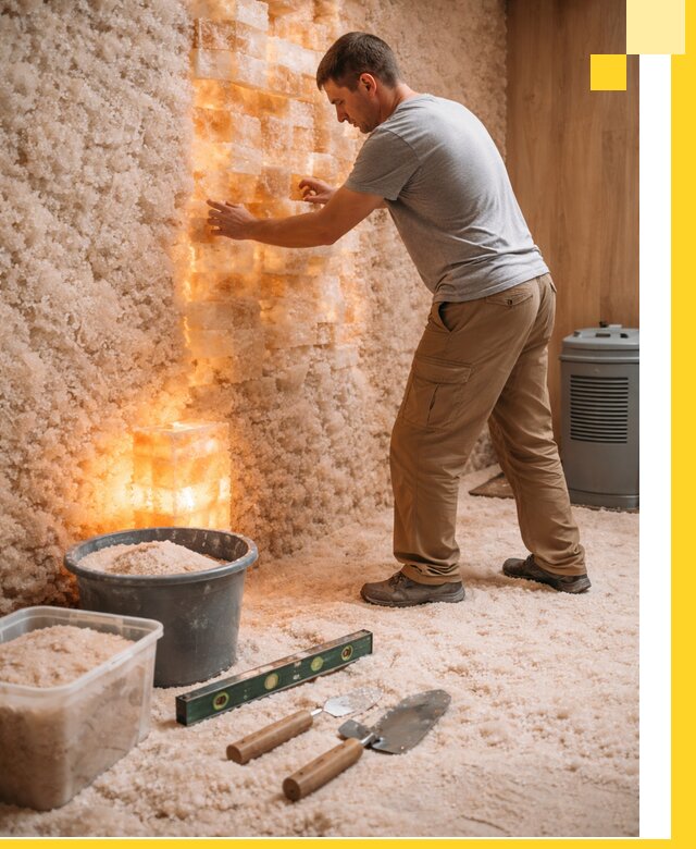 Проектирование и монтаж соляных комнат в Бирске под ключ