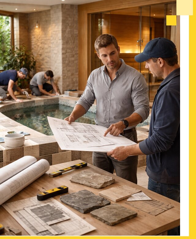 Проектирование SPA зон под ключ в Бирске с инженерией